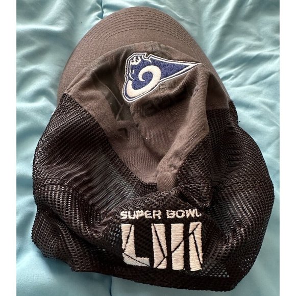 Vintage NFL St. Louis Rams LOGO Superbowl 53 Strapback Cap ‘47 Brand - Picture 4 of 9